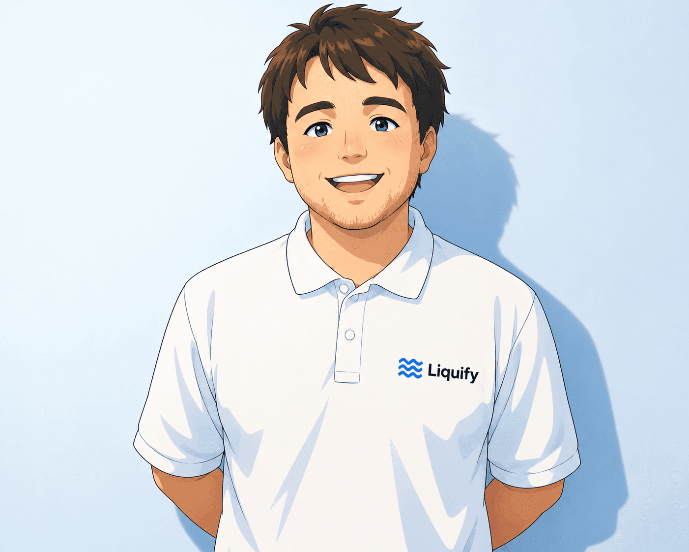Luke Eckersley Liquify team card portrait