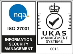 ISO/IEC 27001:2022 Certified by NQA UKAS